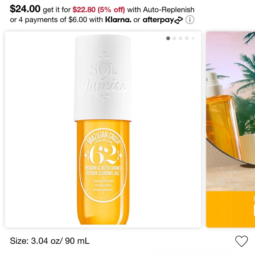 Sol de Janeiro Mini Brazilian Crush Body Fragrance Mist